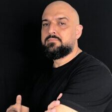 Foto perfil camisa preta